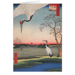 Cartão Duas gruas