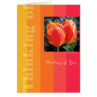 Cartão Duas tulipas por Debbie Jensen