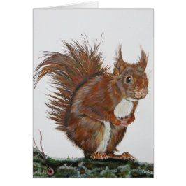 Cartão Dubbele kaart Eekhoorn.