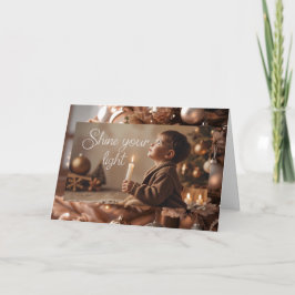 Cartão Dubbele kerst wenskaart