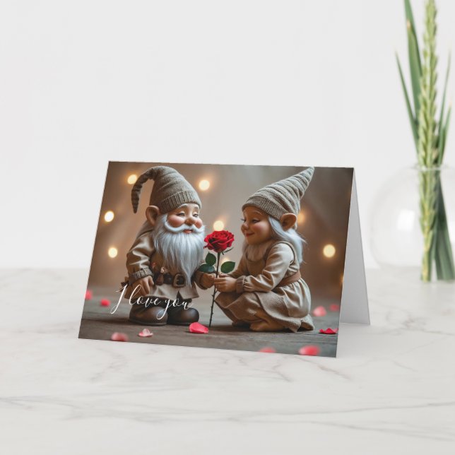 Cartão Dubbele wenskaart Valentijn (Frente)