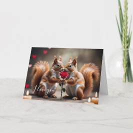 Cartão Dubbele wenskaart Valentijn