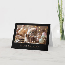 Cartão Dubbele wenskaart verjaardag