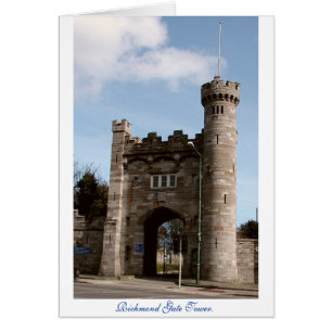 Cartão Dublin Ireland: Torre da porta de Richmond