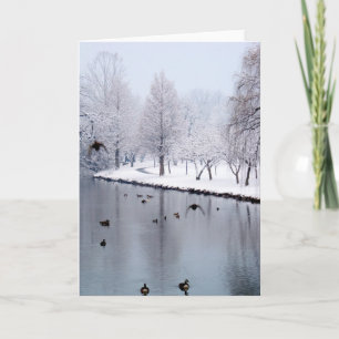 Cartão Ducks on the Creek