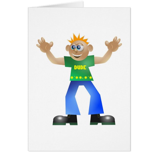 Cartão Dude (Frente)