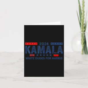 Cartão Dudes For Kamala Harris 2024 For Presidente Electi