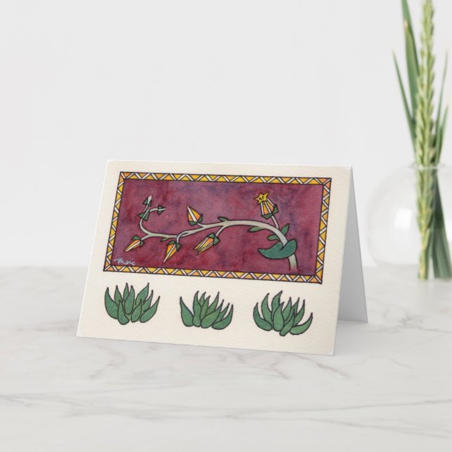 Cartão Dudleya (Frente)