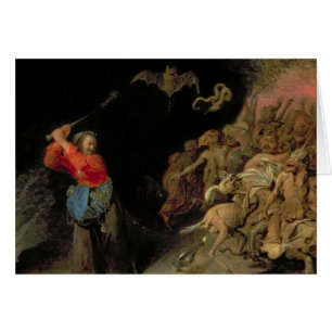 Cartão Dulle Griet que invade o inferno