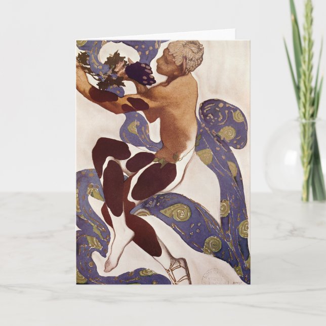 Cartão D'un Faune de L'Apres Midi (Frente)