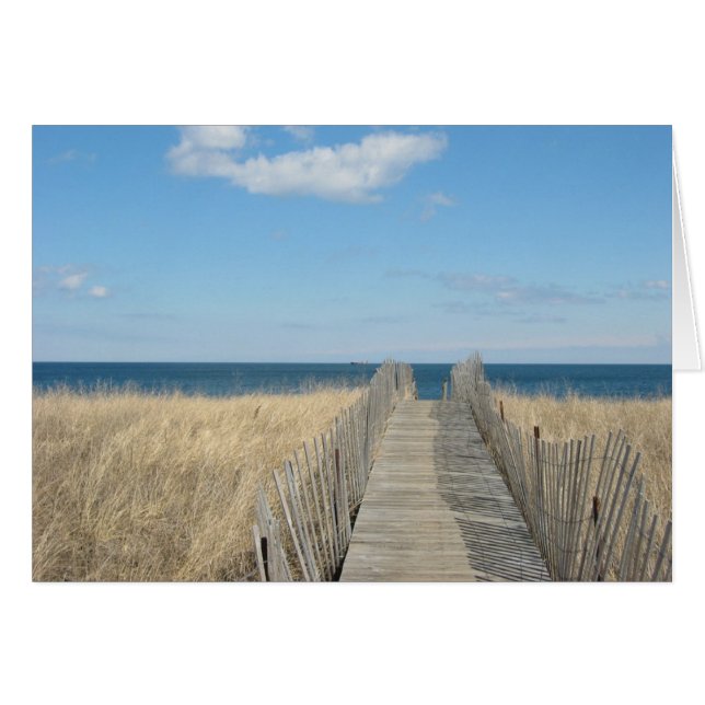 Cartão Dunas do cabo (Frente horizontal)