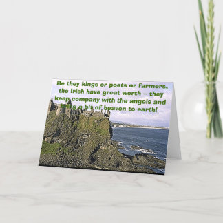 Cartão Dunluce, sejam reis ou poetas ou fazendeiros, o...