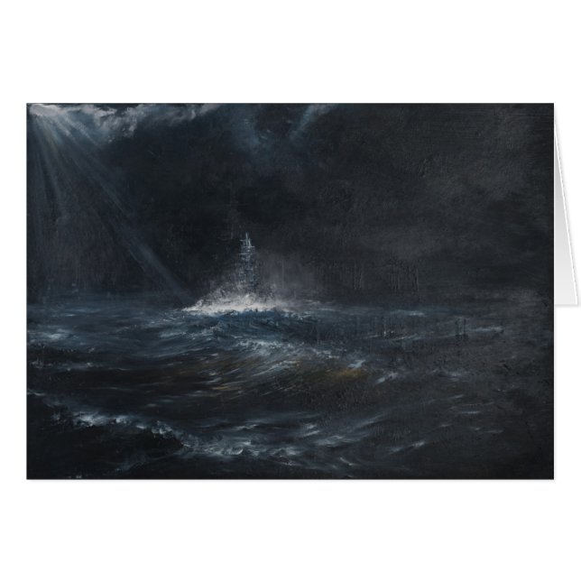 Cartão Duque do HMS de York 1943 2014 (Frente Horizontal)