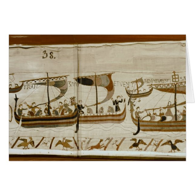 Cartão Duque William e sua cruz Pevensey da frota (Frente Horizontal)