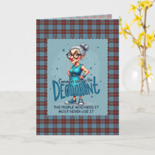 Cartão Duquesa de Kent Tartan Escocês Aniversário Humorís