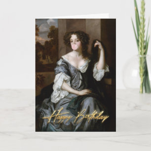 Cartão Duquesa soprando uma pastilha elástica rosa Feliz 