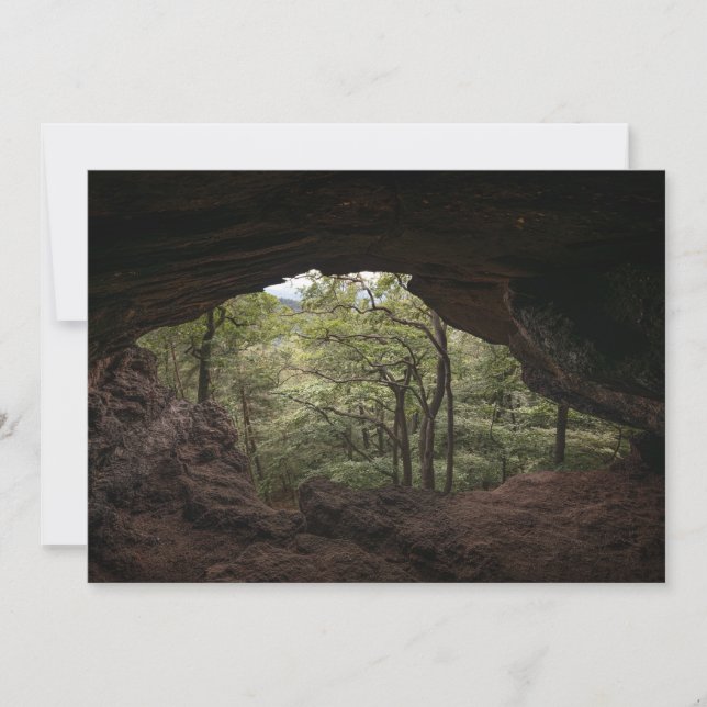 Cartão Durchblickkammer Pfälzerwald (Frente)