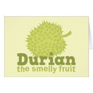 Cartão Durian a fruta Smelly (de 3Sudeste Asiático)