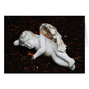 Cartão durmido anjos