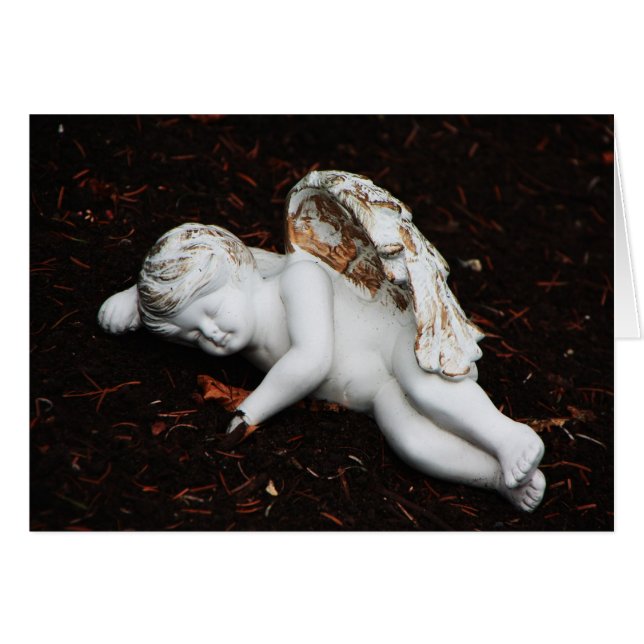 Cartão durmido anjos (Frente Horizontal)