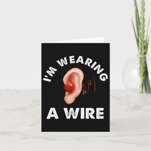 Cartão Duro de ouvir diversão, asl, me desmaiar, estou us