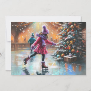 Cartão Duro Pastel Desenho De Gelo De Natal