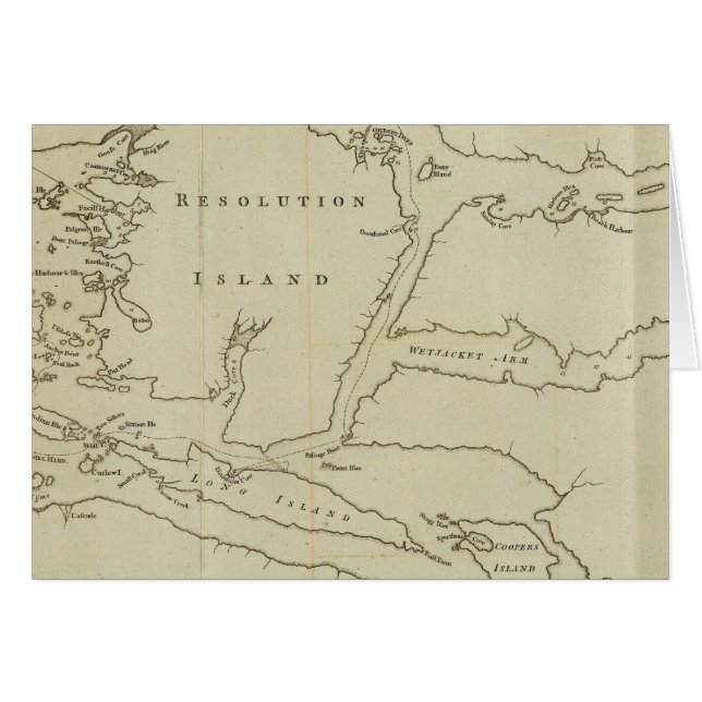 Cartão Dusky Bay, Nova Zelândia (Frente Horizontal)