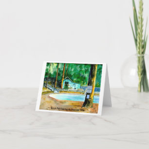 Cartão Dutch Flat community Pool, fest 1936