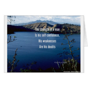 Cartão Dúvida e autoconfiança