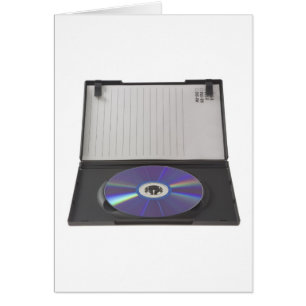 Cartão DVD no caso de jóia