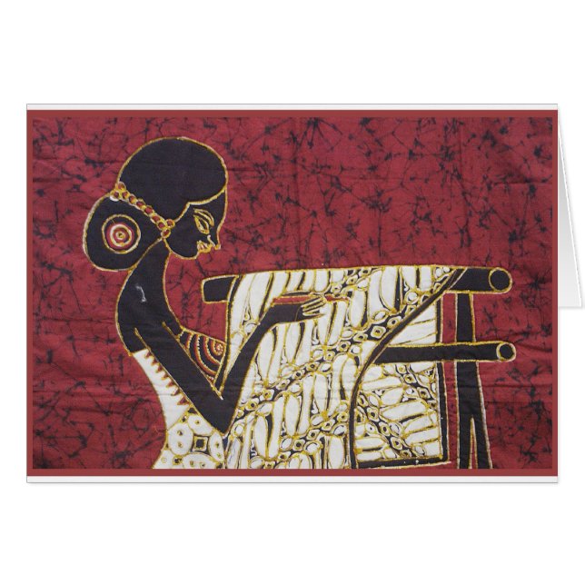 Cartão DyePainting tailandês (Frente Horizontal)