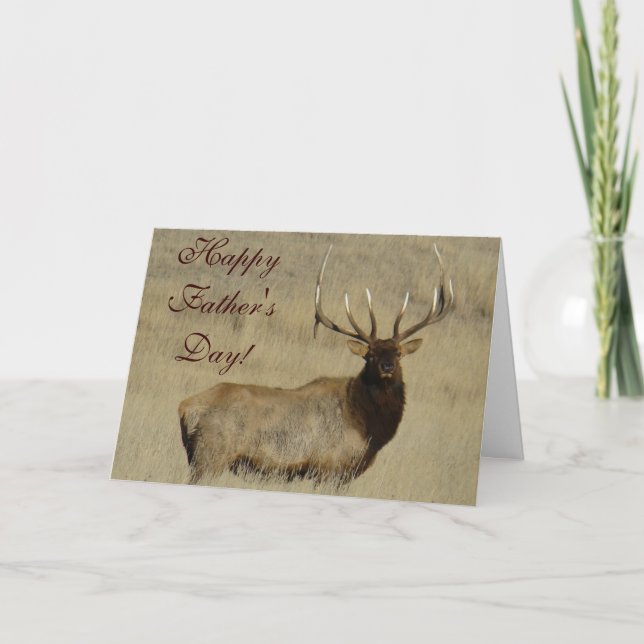 Cartão E30 Alce Touro Grande Touro (Frente)