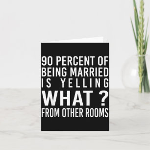 Cartão É 90 Porcento Casado Gritando O Que