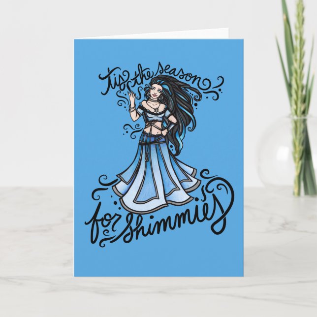 Cartão é a época das shimmies (Frente)