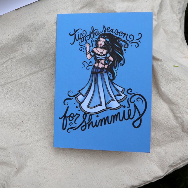 Cartão é a época dos shimmies card (Criador carregado)