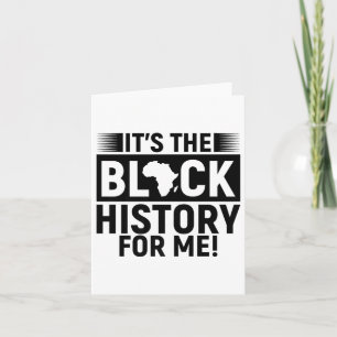 Cartão É A História Negra Para Mim Homens Melanin