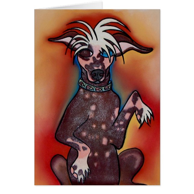 Cartão É A…?  pelo artista Robyn Feeley (Frente)