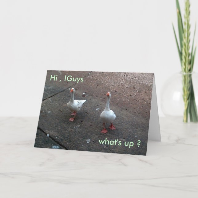 Cartão e aí, oi, !Caras (Frente)