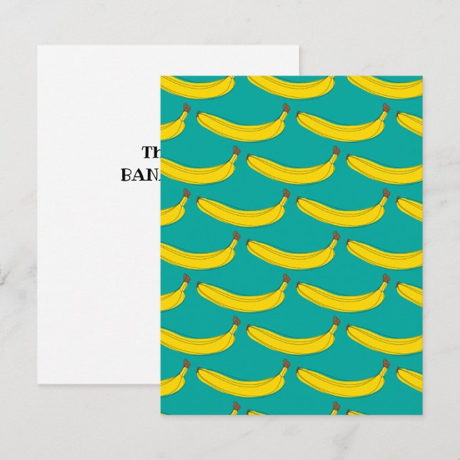 CARTÃO É BANANAS! (Frente/Verso)
