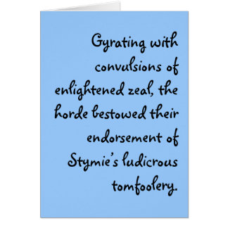 Cartão E como era seu dia?