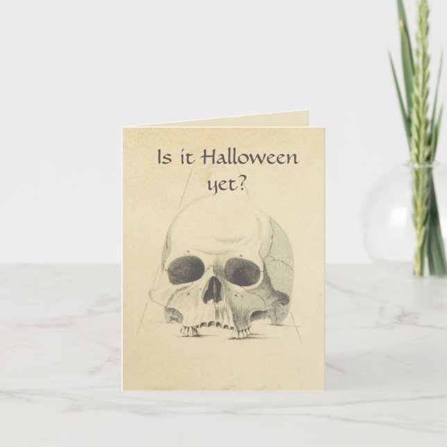 Cartão É Halloween Ainda? (Frente)