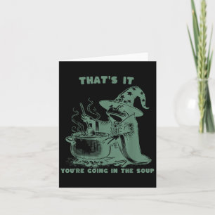 Cartão É Isso, Você Vai Para a Sopa, Mago Divertido 