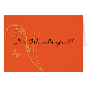 Cartão É maravilhoso