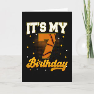 Cartão É Meu 7º Aniversário Sketll Menino Presentes 7 Ano