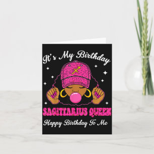 Cartão É Meu Aniversário Rainha Sagitário Feliz Aniversár
