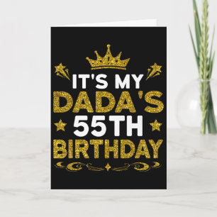 Cartão É o 55º aniversário do meu pai Feliz aniversário 5