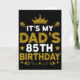 Cartão É o 85º aniversário do meu pai Feliz aniversário 8