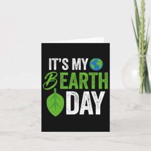 Cartão É o Dia da Terra - Aniversário B