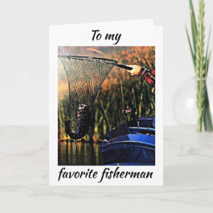 CARTÃO É O DIA DE OS NAMORADOS *MEU PESCADOR FAVORITO**
