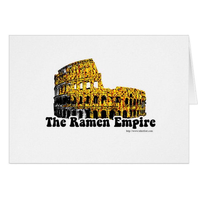 Cartão É O Império Ramen (Frente Horizontal)